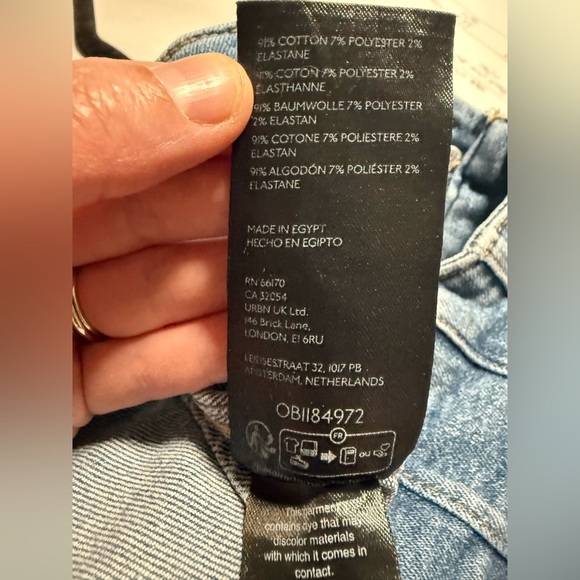 We the Free Jayde Flare Jeans Size 30 70s Boho Hippie Festival High Waist Bell - Picture 8 of 8